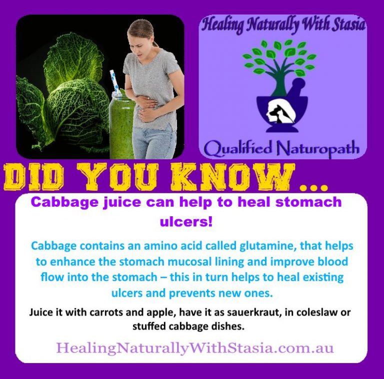 Cabbage for healing stomach ulcers Healing Naturally With Stasia