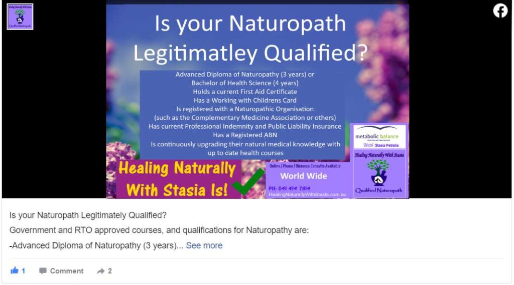 Online Distance Health Coach Naturopath
